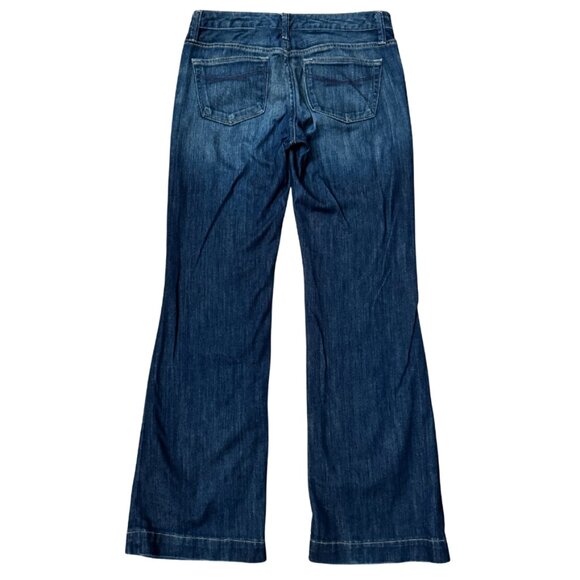 GAP #573951 Long & Lean Medium Tint Jeans Size 2 Petite EUC - Picture 2 of 4